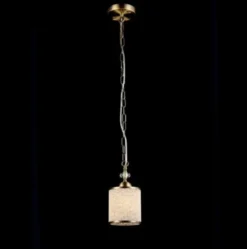 Casa Padrino Jugendstil Decken Hängelampe in Antik Bronze - 12 x H 25 cm - Deckenleuchte im nostalgischen Design