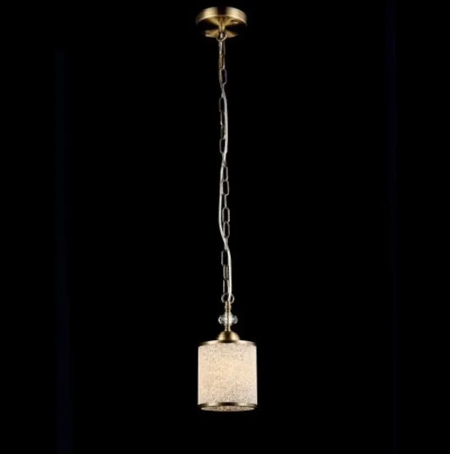 Casa Padrino Jugendstil Decken Hängelampe in Antik Bronze - 12 x H 25 cm - Deckenleuchte im nostalgischen Design