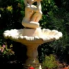 Casa Padrino Jugendstil Fontäne / Springbrunnen Ø 130 x H. 159 cm - Barock & Jugendstil Garten Accessoires