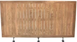 Casa Padrino Jugendstil Garten Couchtisch Braun / Schwarz 150 x 60 x H. 48 cm - Klappbarer Gartentisch - Barock & Jugendstil Gastronomie & Garten Möbel