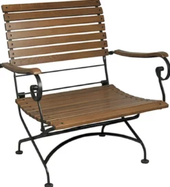 Casa Padrino Jugendstil Garten Möbel Set Dunkelbraun / Schwarz - 1 Couchtisch 1 Sitzbank 2 Stühle 2 Beistelltische - Barock & Jugendstil Gastronomie & Garten Möbel