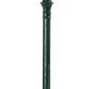 Casa Padrino Jugendstil Gartenlaterne 83 x 83 x H. 248 cm - Verschiedene Farben - Luxus Wege Einfahrt Außenstehleuchte