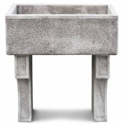 Casa Padrino Jugendstil Gartenspüle Antik Grau 80 x 50 x H. 90 cm