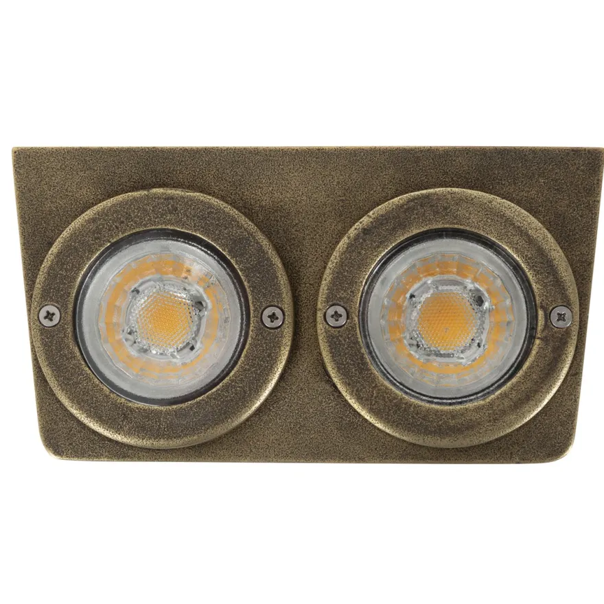 Casa Padrino Jugendstil Hofleuchte 15 x 8 x H. 10 cm - Bronze - Nostalgische Wetterfeste Außenleuchte