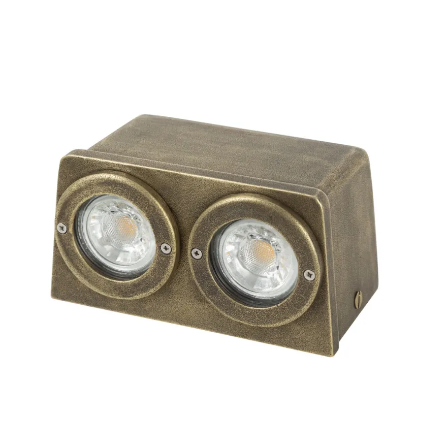 Casa Padrino Jugendstil Hofleuchte 15 x 8 x H. 10 cm - Bronze - Nostalgische Wetterfeste Außenleuchte