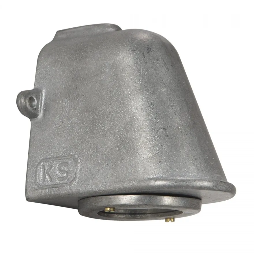 Casa Padrino Jugendstil Hofleuchte 8 x 9 x H. 10 cm - Silber - Nostalgische Wetterfeste Außenleuchte
