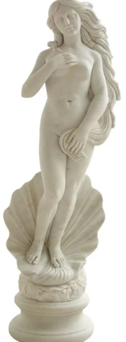 Casa Padrino Jugendstil Marmor Skulptur Frau auf Sockel Grau H. 123 cm
