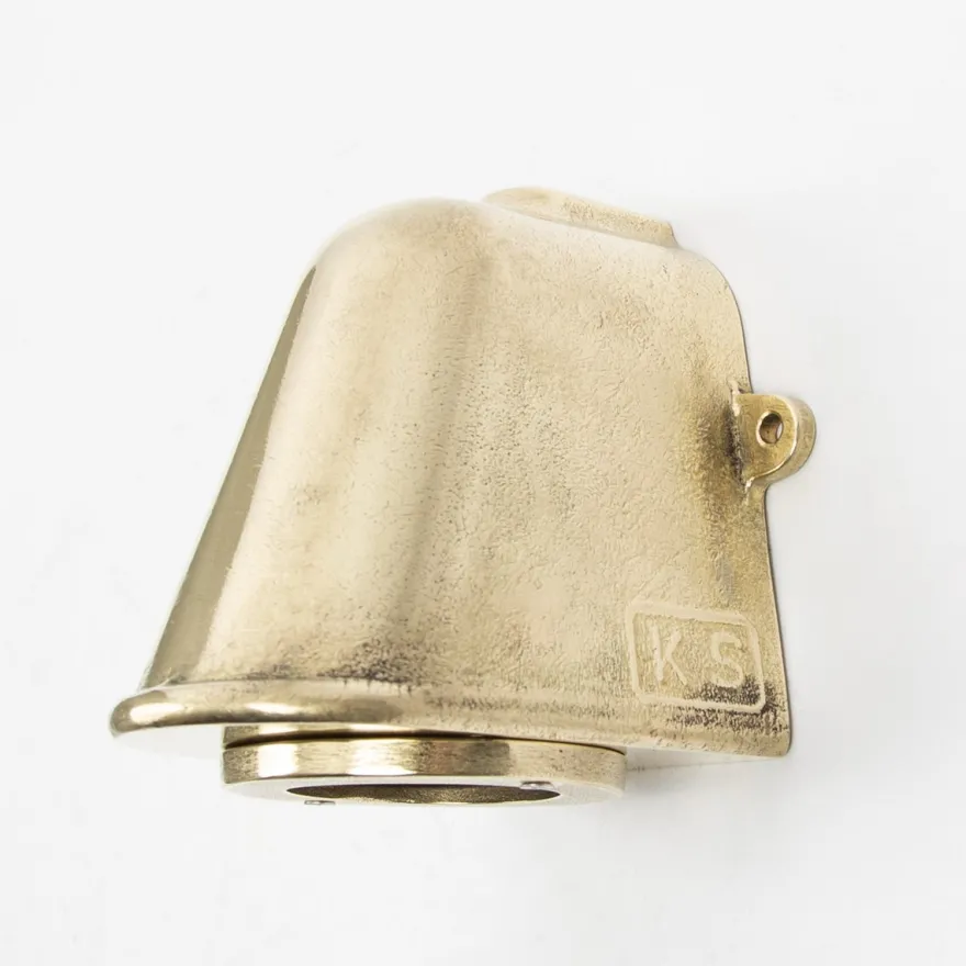 Casa Padrino Jugendstil Schiffslampe 8 x 10 x H. 10 cm - Verschiedene Farben - Nostalgische Wetterfeste Außenleuchte