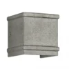Casa Padrino Jugendstil Schiffslampe 10 x 8 x H. 9 cm - Silber - Nostalgische Wetterfeste Außenleuchte
