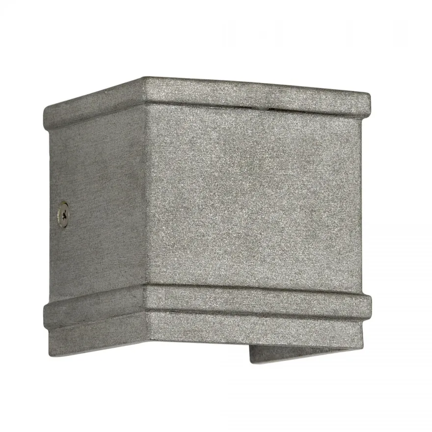 Casa Padrino Jugendstil Schiffslampe 10 x 8 x H. 9 cm - Silber - Nostalgische Wetterfeste Außenleuchte