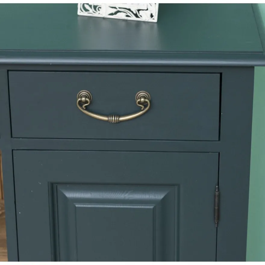 Casa Padrino Jugendstil Sideboard mit Regalfächern - Dielen Schrank Kommode Landhaus Stil