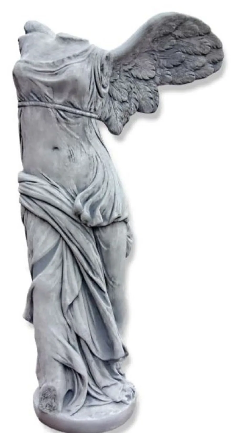 Casa Padrino Jugendstil Skulptur / Statue Grau 88 x 40 x H. 155 cm - Gartendeko Steinfigur