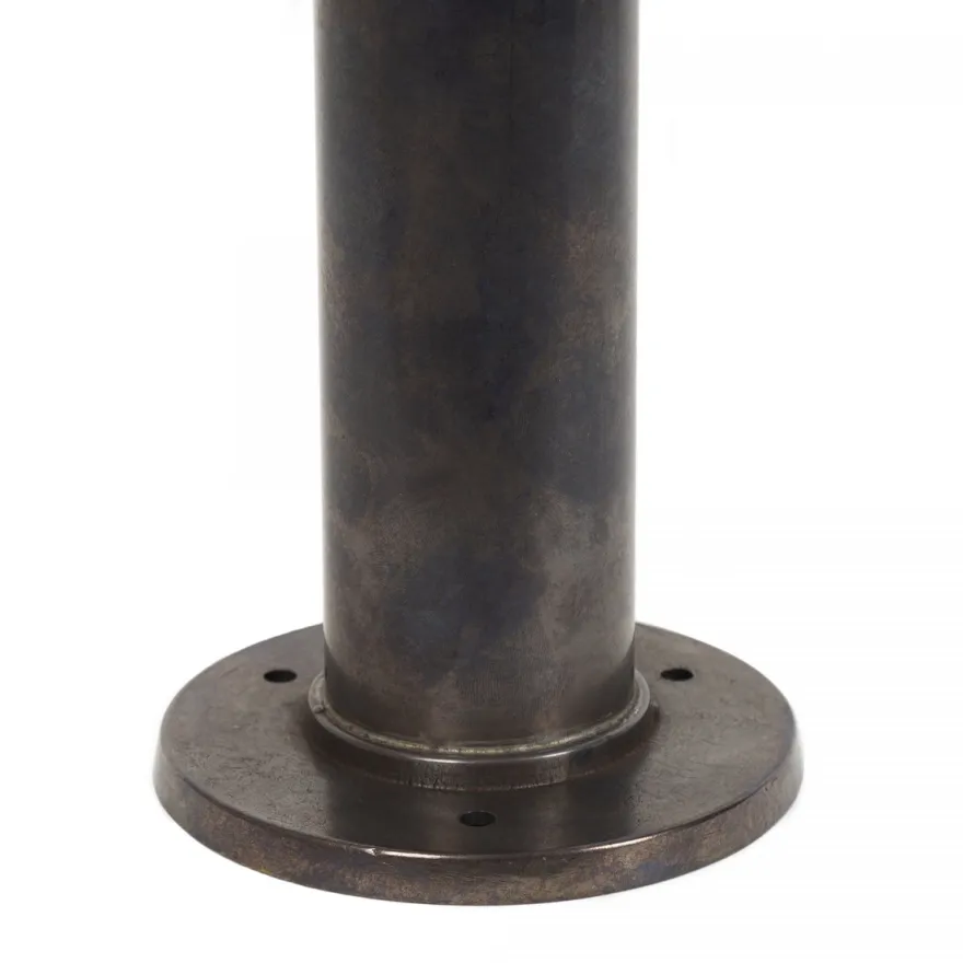 Casa Padrino Jugendstil Sockelleuchte 13 x H. 50 cm - Bronze - Nostalgische Wetterfeste Außenleuchte