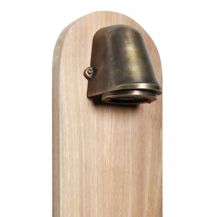 Casa Padrino Jugendstil Sockelleuchte 14 x 11 x H. 100 cm - Bronze - Nostalgische Wetterfeste Außenleuchte
