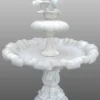 Casa Padrino Jugendstil Springbrunnen mit Tauben Ø 130 x H. 155 cm - Barock & Jugendstil Gartenbrunnen