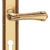 Casa Padrino Jugendstil Türklinken Französisches Gold 14,6 x H. 27,5 cm - Messing Türgriff Set im Jugendstil