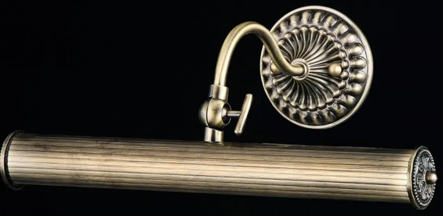 Casa Padrino Jugendstil Wandleuchte in Bronze, 34 x H 12 cm, massive Wandlampe für ein elegantes Wohnambiente