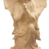 Casa Padrino Jugendstil XXL Deko Skulptur Engel Beige H. 80 cm - XXL Garten Deko Figur - XXL Garten Deko Accessoires - Barock & Jugendstil Garten Deko