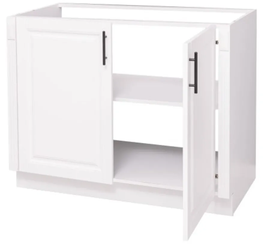 Casa Padrino Küchenschrank im Landhausstil mit 2 Türen, 110 x 58 x 85 cm