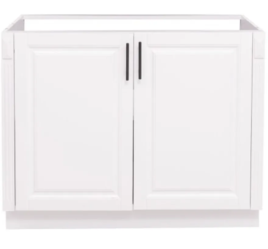 Casa Padrino Küchenschrank im Landhausstil mit 2 Türen, 110 x 58 x 85 cm