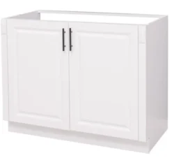Casa Padrino Küchenschrank im Landhausstil mit 2 Türen, 110 x 58 x 85 cm