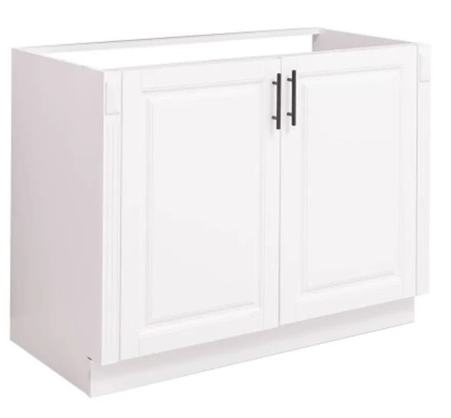 Casa Padrino Küchenschrank im Landhausstil mit 2 Türen, 110 x 58 x 85 cm