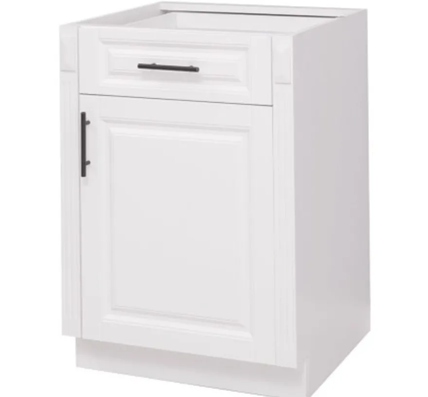 Casa Padrino Küchenschrank im Landhausstil mit 1 Tür und 1 Schublade, 60 x 58 x 85 cm