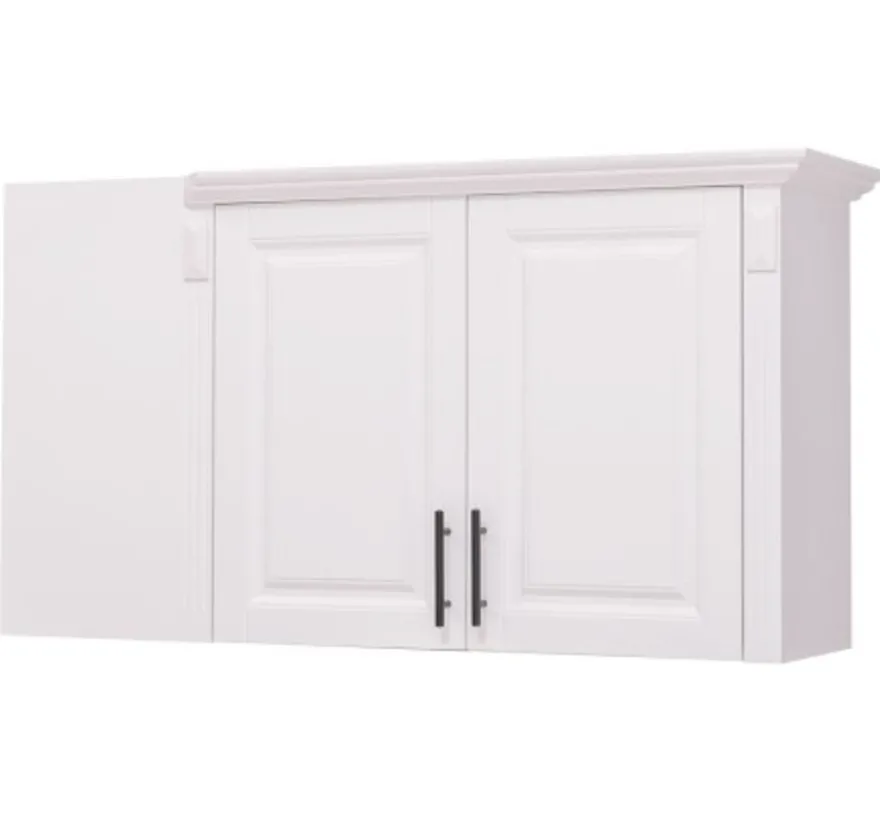 Casa Padrino Küchenschrank im Landhausstil mit 2 Türen, 120 x 35 x 65 cm