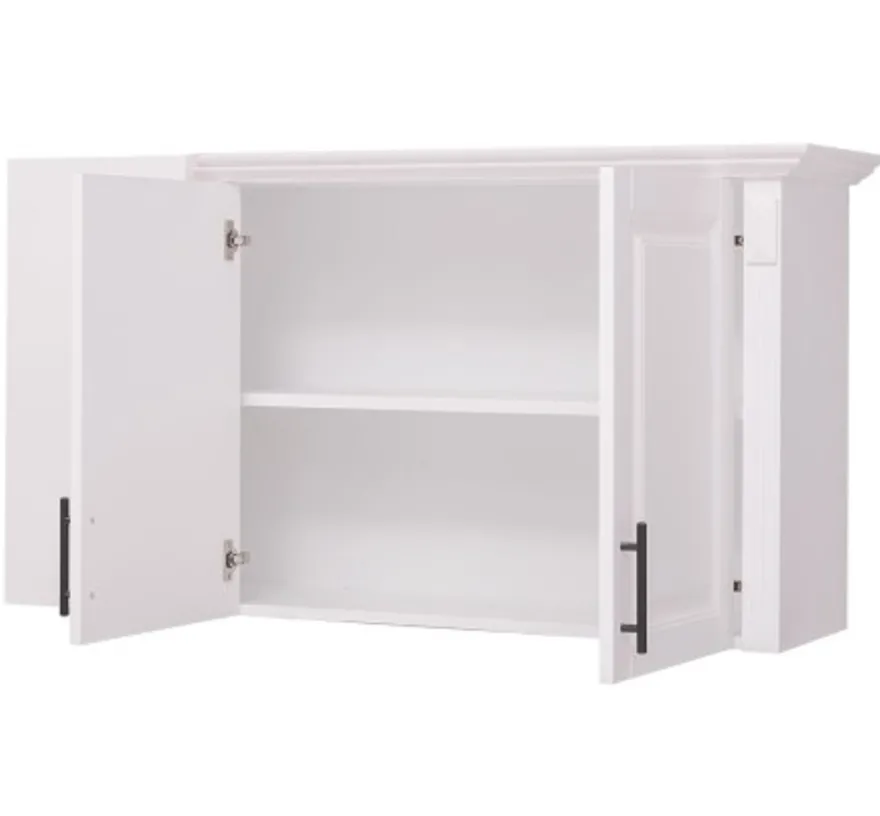 Casa Padrino Küchenschrank im Landhausstil mit 2 Türen, 120 x 35 x 65 cm