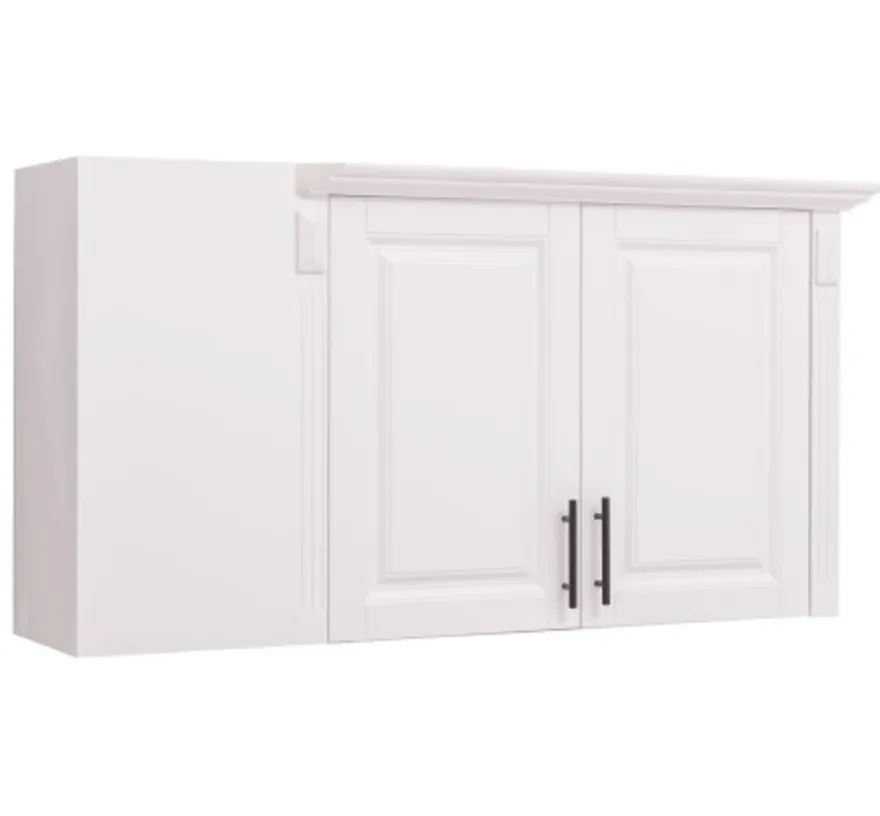Casa Padrino Küchenschrank im Landhausstil mit 2 Türen, 120 x 35 x 65 cm