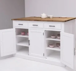 Casa Padrino Küchenschrank im Landhausstil, 160 x 110 x 110 cm