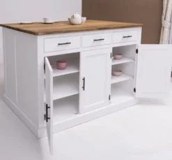 Casa Padrino Küchenschrank im Landhausstil, 160 x 110 x 110 cm