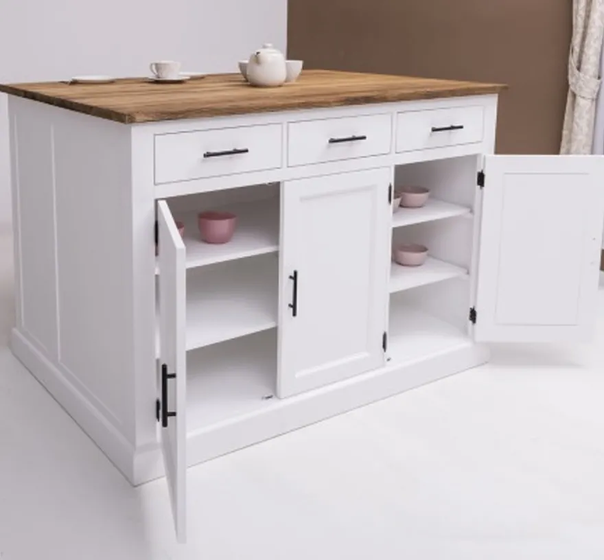 Casa Padrino Küchenschrank im Landhausstil, 160 x 110 x 110 cm