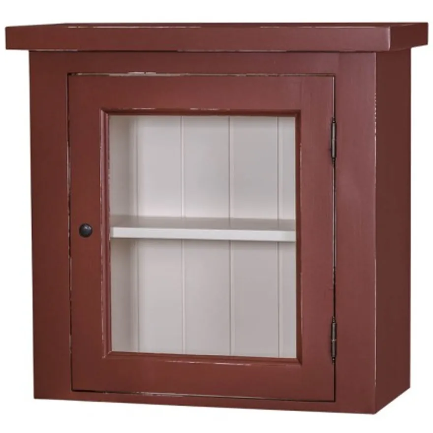 Casa Padrino Küchenschrank im Landhausstil mit 1 Glastür, 67 x 31 x 65 cm