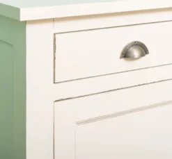Casa Padrino Küchenschrank im Landhausstil mit 1 Tür und 1 Schublade, 67 x 65 x 90 cm