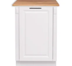 Casa Padrino Küchenschrank im Landhausstil mit 1 Tür und Eichenholzplatte, 59 x 60 x 89 cm