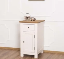Casa Padrino Küchenschrank im Landhausstil mit 1 Tür und 1 Schublade, 50 x 65 x 90 cm
