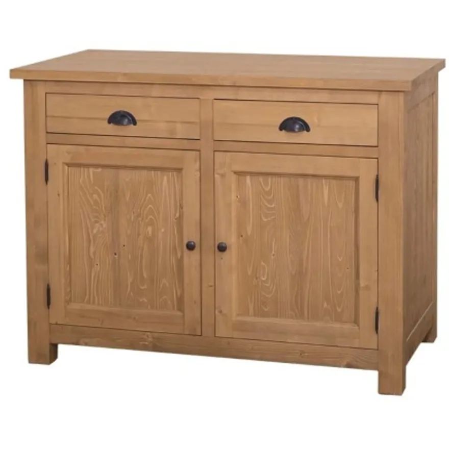Casa Padrino Küchenschrank im Landhausstil mit 2 Türen und 2 Schubladen, 120 x 65 x 90 cm