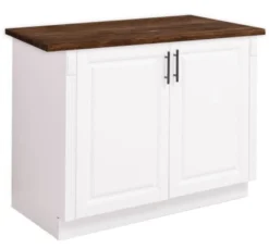 Casa Padrino Küchenschrank im Landhausstil mit 2 Türen, 114 x 60 x 89 cm