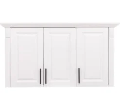 Casa Padrino Küchenschrank im Landhausstil mit 3 Türen, 120 x 35 x 65 cm