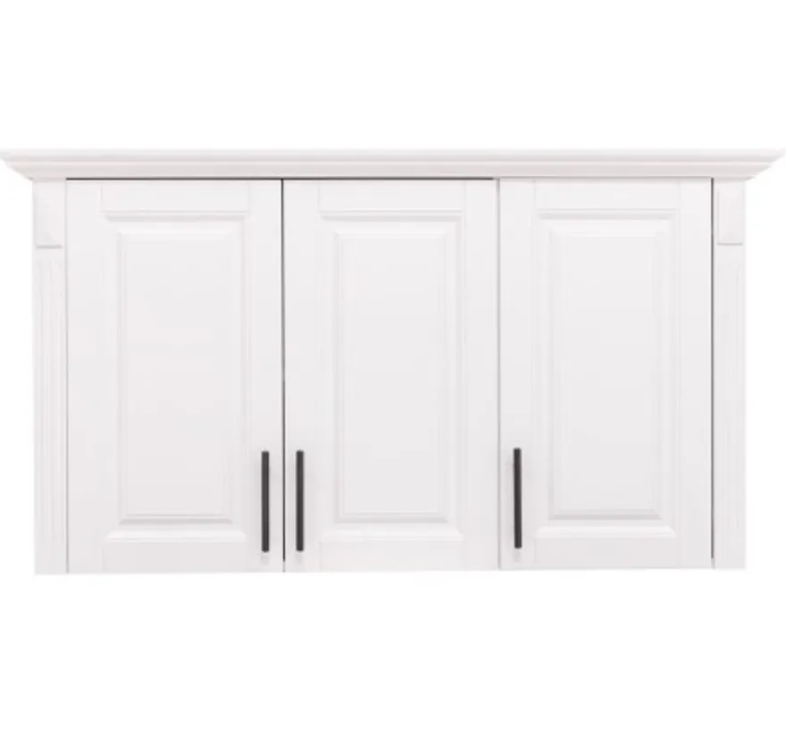Casa Padrino Küchenschrank im Landhausstil mit 3 Türen, 120 x 35 x 65 cm
