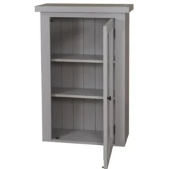 Casa Padrino Küchenschrank im Landhausstil mit 1 Glastür, 67 x 31 x 100 cm