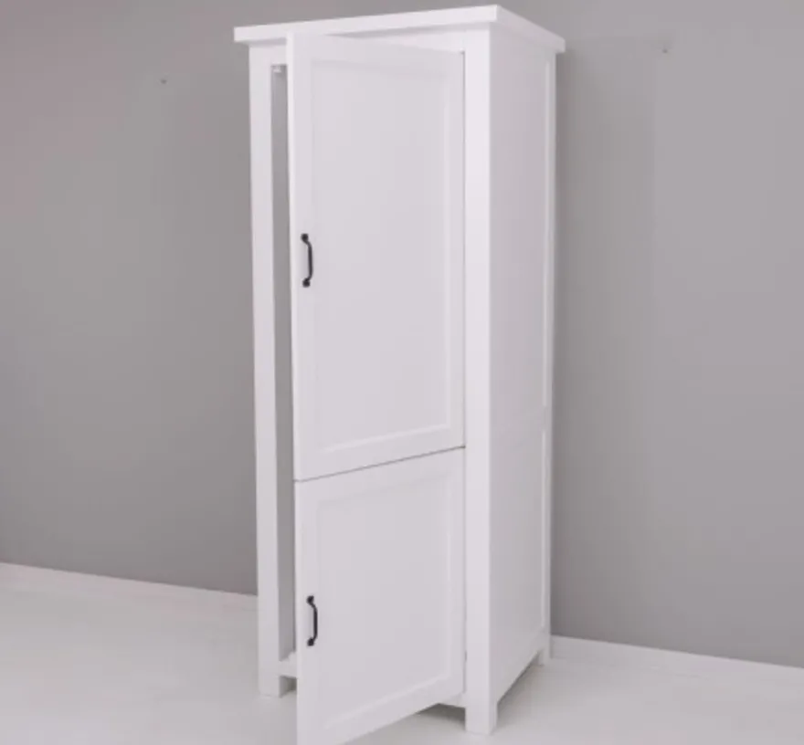 Casa Padrino Küchenschrank im Landhausstil mit 2 Türen, 80 x 65 x 200 cm