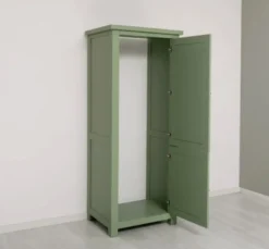 Casa Padrino Küchenschrank im Landhausstil mit 2 Türen, 80 x 65 x 200 cm