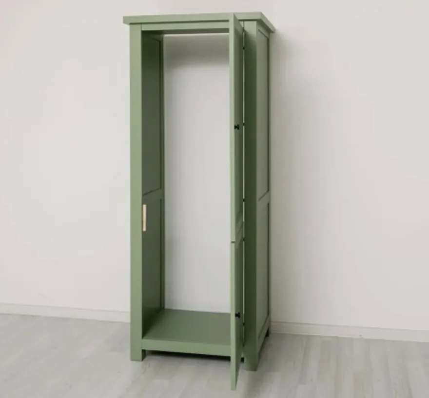 Casa Padrino Küchenschrank im Landhausstil mit 2 Türen, 80 x 65 x 200 cm