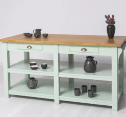 Casa Padrino Küchenschrank im Landhausstil mit 4 Schubladen, 180 x 85 x 90 cm
