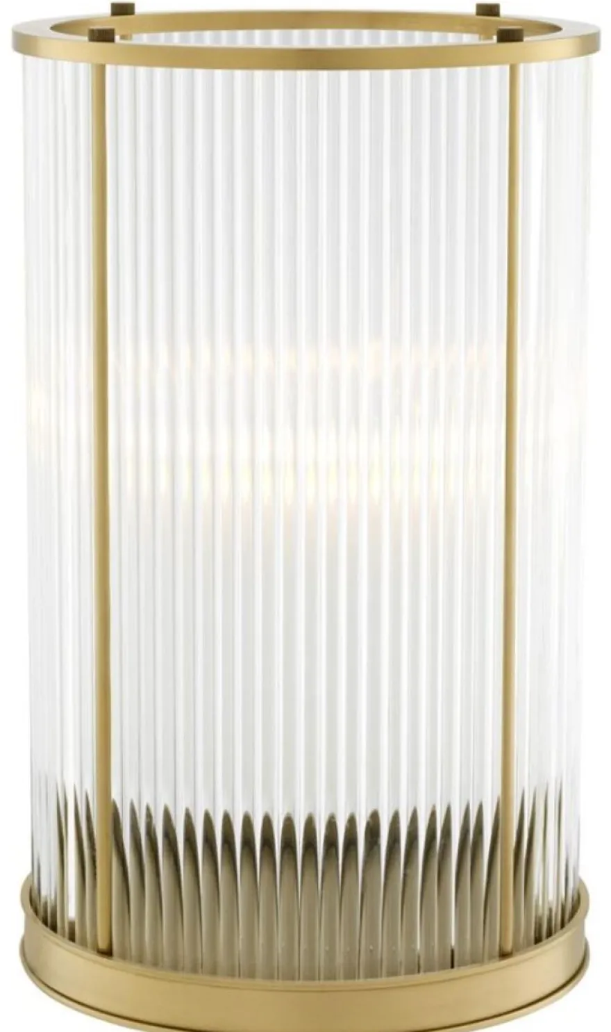 Casa Padrino Kerzenleuchter Antik Messing 23 x H. 37,5 cm - Luxus Wohnzimmer Accessoires