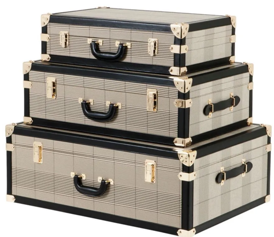 Casa Padrino Koffer 3er Set - Luxus Qualität