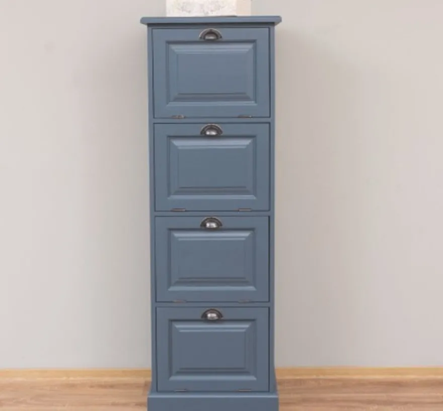 Casa Padrino Kommode im Landhausstil, 55 x 40 x 163 cm