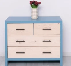 Casa Padrino Kommode im Landhausstil mit 4 Schubladen, 100 x 50 x 79 cm